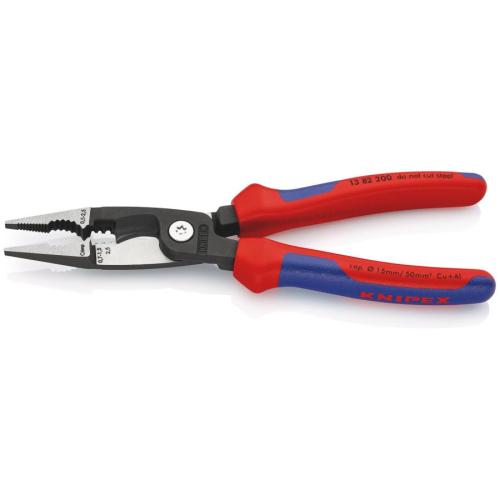 Knipex Pliers for Electrical Installation with Multi-component Grips 200mm 13 82 200